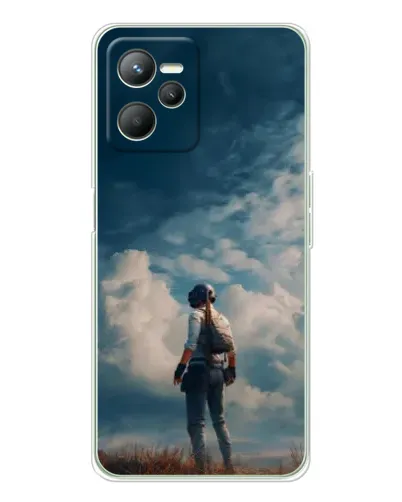 Чохол для Realme C36 з картинкою «Герой PUBG на скелі» Чохол для Realme C36 з картинкою «Герой PUBG на скелі»