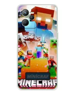 Чохол для Realme C36 з картинкою «Minecraft герої гри» Чохол для Realme C36 з картинкою «Minecraft герої гри»