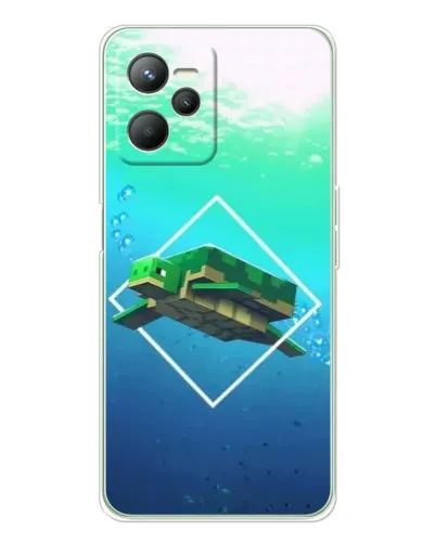 Чехол для Realme C36 с картинкой «Черепаха Minecraft» Чехол для Realme C36 с картинкой «Черепаха Minecraft»