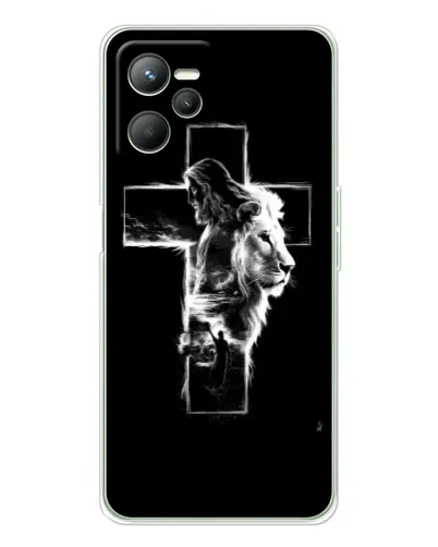 Чехол для Realme C36 с картинкой «Сияющий крест Jesus» Чехол для Realme C36 с картинкой «Сияющий крест Jesus»