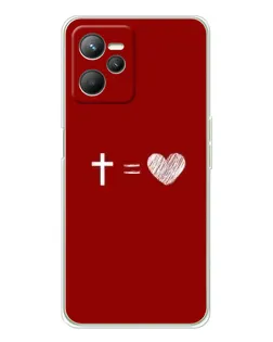 Чехол для Realme C36 с картинкой «Уравнение любви» Чехол для Realme C36 с картинкой «Уравнение любви»