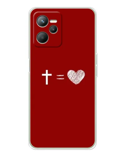 Чехол для Realme C36 с картинкой «Уравнение любви» Чехол для Realme C36 с картинкой «Уравнение любви»