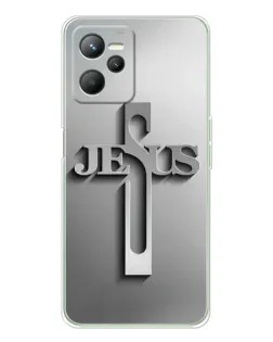 Чехол для Realme C36 с картинкой «Металлический крест Jesus» Чехол для Realme C36 с картинкой «Металлический крест Jesus»