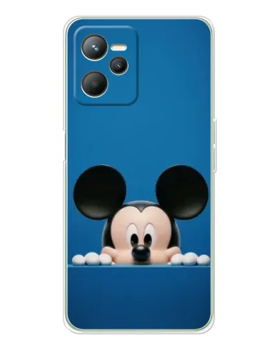 Чехол для Realme C36 с картинкой «Микки выглядывает»