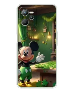 Чехол для Realme C36 с картинкой «Микки в мастерской»