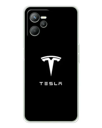 Чехол для Realme C36 с картинкой «Tesla White Logo» Чехол для Realme C36 с картинкой «Tesla White Logo»