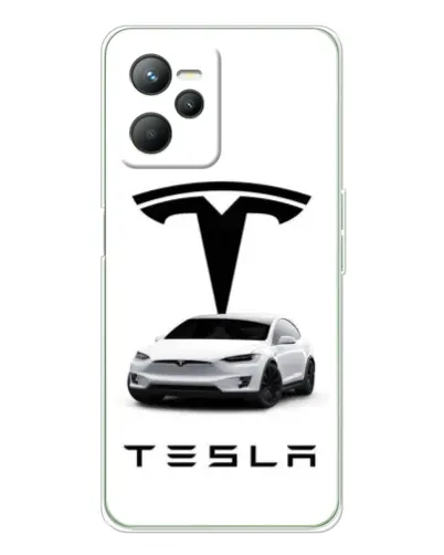 Чехол для Realme C36 с картинкой «Tesla White Style» Чехол для Realme C36 с картинкой «Tesla White Style»