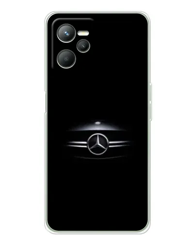 Чехол для Realme C36 с картинкой «Mercedes — абстрактные линии»