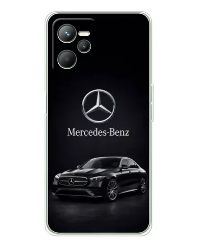 Чехол для Realme C36 с картинкой «Mercedes — решетка радиатора»