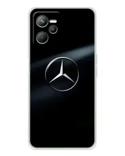 Чехол для Realme C36 с картинкой «Mercedes на металле» Чехол для Realme C36 с картинкой «Mercedes на металле»