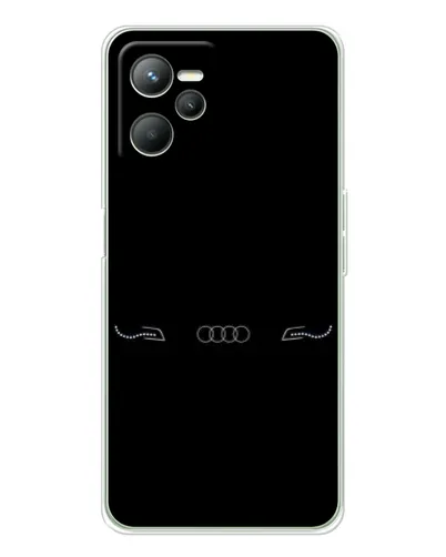 Чехол для Realme C36 с картинкой «Audi — световой подпись»