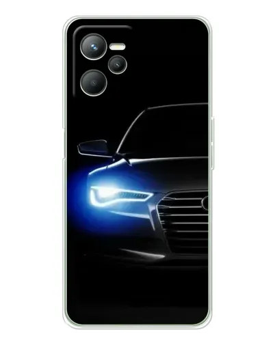 Чехол для Realme C36 с картинкой «Неоновый взгляд Audi»
