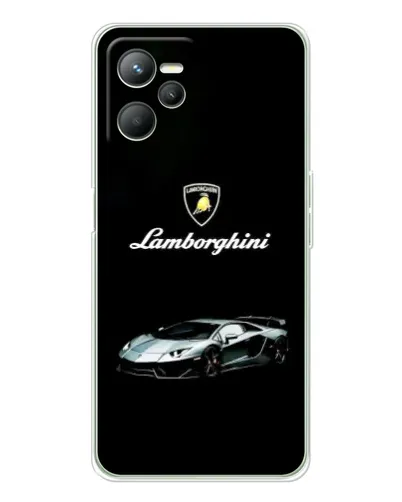 Чехол для Realme C36 с картинкой «Логотип Lamborghini классика»