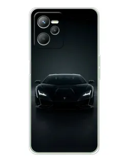 Чехол для Realme C36 с картинкой «Черный Lamborghini Aventador» Чехол для Realme C36 с картинкой «Черный Lamborghini Aventador»