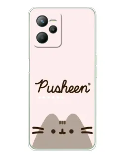 Чохол для Realme C36 з картинкою «Pusheen логотип» Чохол для Realme C36 з картинкою «Pusheen логотип»