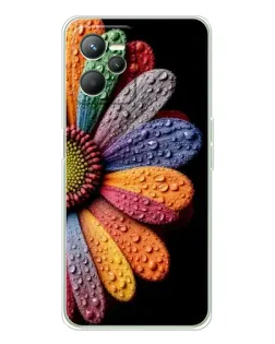 Чехол для Realme C36 с картинкой «Радужный цветок»