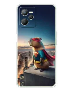 Чехол для Realme C36 с картинкой «Капи-мен супергерой» Чехол для Realme C36 с картинкой «Капи-мен супергерой»