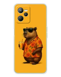 Чехол для Realme C36 с картинкой «Капибара на отдыхе» Чехол для Realme C36 с картинкой «Капибара на отдыхе»