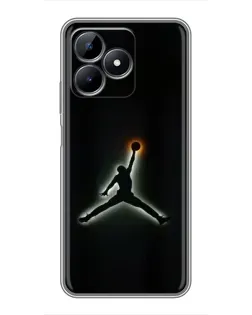 Чохол для Realme C51 з картинкою «Jordan Gradient Logo» Чохол для Realme C51 з картинкою «Jordan Gradient Logo»