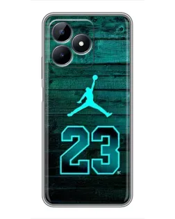 Чохол для Realme C51 з картинкою «Jordan Cyan 23» Чохол для Realme C51 з картинкою «Jordan Cyan 23»