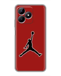 Чохол для Realme C51 з картинкою «Jordan Red Back» Чохол для Realme C51 з картинкою «Jordan Red Back»