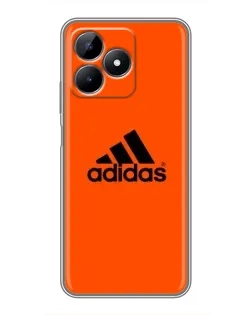 Чехол для Realme C51 с картинкой «Adidas Ukraine»
