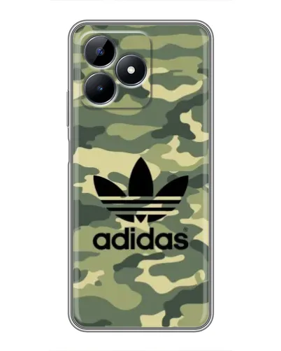 Чехол для Realme C51 с картинкой «Милитари стиль Adidas» Чехол для Realme C51 с картинкой «Милитари стиль Adidas»