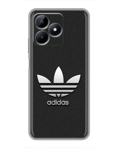 Чехол для Realme C51 с картинкой «Adidas Карбоновая текстура» Чехол для Realme C51 с картинкой «Adidas Карбоновая текстура»