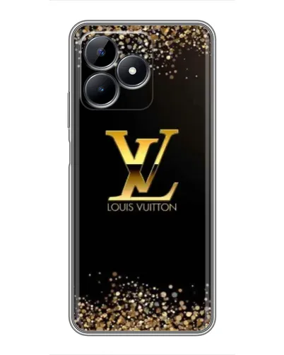 Чехол для Realme C51 с картинкой «LV — золотые искры» Чехол для Realme C51 с картинкой «LV — золотые искры»