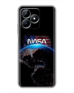 Чохол для Realme C51 з картинкою «Земля з космосу NASA»
