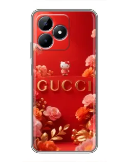 Чохол для Realme C51 з картинкою «Gucci — золотий сад» Чохол для Realme C51 з картинкою «Gucci — золотий сад»