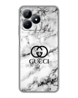 Чохол для Realme C51 з картинкою «Gucci — мармуровий шик» Чохол для Realme C51 з картинкою «Gucci — мармуровий шик»