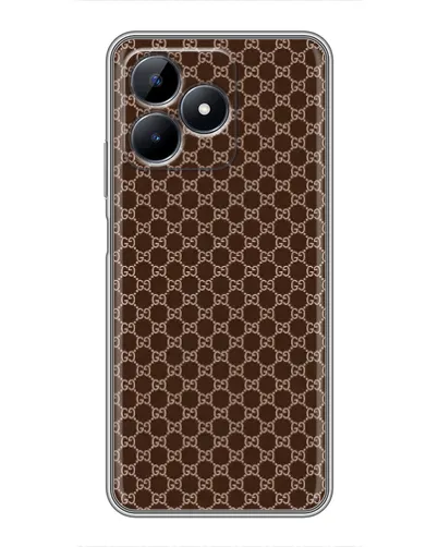 Чехол для Realme C51 с картинкой «Gucci — шоколадная сетка» Чехол для Realme C51 с картинкой «Gucci — шоколадная сетка»