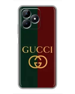 Чохол для Realme C51 з картинкою «Gucci — темно-зелений градієнт» Чохол для Realme C51 з картинкою «Gucci — темно-зелений градієнт»