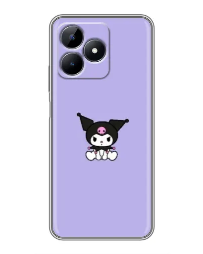 Чехол для Realme C51 с картинкой «Kuromi — фиолетовый минимализм» Чехол для Realme C51 с картинкой «Kuromi — фиолетовый минимализм»