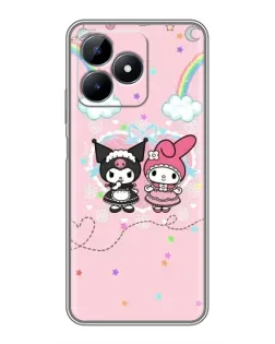 Чохол для Realme C51 з картинкою «My Melody та Kuromi»