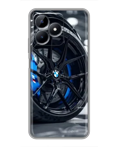 Чехол для Realme C51 с картинкой «Колесо BMW вблизи» Чехол для Realme C51 с картинкой «Колесо BMW вблизи»
