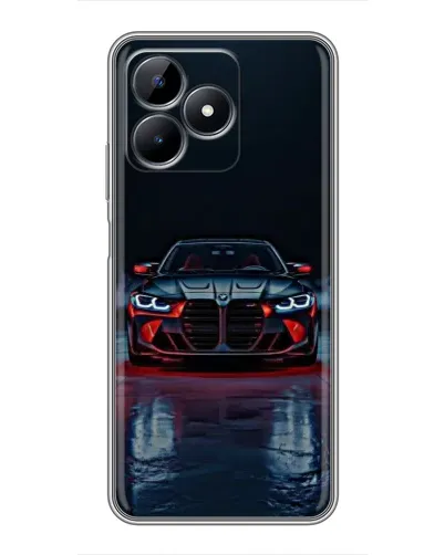 Чехол для Realme C51 с картинкой «BMW на мокрой дороге» Чехол для Realme C51 с картинкой «BMW на мокрой дороге»