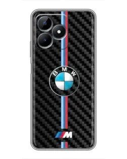 Чохол для Realme C51 з картинкою «Емблема BMW та карбон» Чохол для Realme C51 з картинкою «Емблема BMW та карбон»