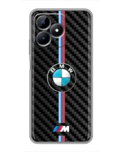 Чехол для Realme C51 с картинкой «Эмблема BMW и карбон» Чехол для Realme C51 с картинкой «Эмблема BMW и карбон»