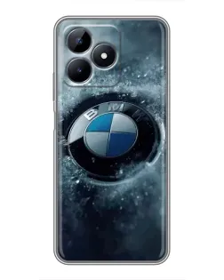 Чохол для Realme C51 з картинкою «Логотип BMW — лід» Чохол для Realme C51 з картинкою «Логотип BMW — лід»