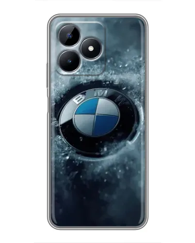Чехол для Realme C51 с картинкой «Логотип BMW — лед» Чехол для Realme C51 с картинкой «Логотип BMW — лед»
