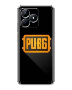Чохол для Realme C51 з картинкою «PUBG — рамка лого»