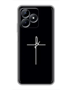 Чехол для Realme C51 с картинкой «Тонкий крест» Чехол для Realme C51 с картинкой «Тонкий крест»
