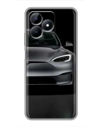 Чехол для Realme C51 с картинкой «Tesla Model S Look»