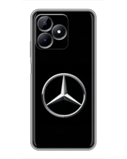 Чехол для Realme C51 с картинкой «Mercedes классический лого»