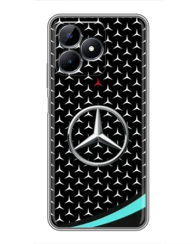 Чехол для Realme C51 с картинкой «Mercedes — бирюзовый акцент» Чехол для Realme C51 с картинкой «Mercedes — бирюзовый акцент»