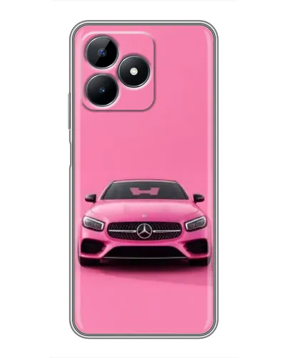 Чехол для Realme C51 с картинкой «Розовый Mercedes AMG» Чехол для Realme C51 с картинкой «Розовый Mercedes AMG»