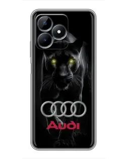 Чохол для Realme C51 з картинкою «Пантера та Audi» Чохол для Realme C51 з картинкою «Пантера та Audi»