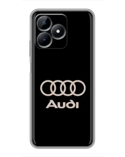 Чохол для Realme C51 з картинкою «Audi — золотий логотип» Чохол для Realme C51 з картинкою «Audi — золотий логотип»